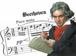 Music appreciation, piano composer, composer, classical music, Beethoven, Ludwig van Beethoven, fur Elise, piano score, pianissimo, poco moto, piano appreciation