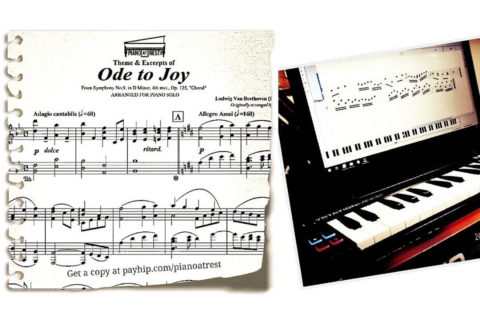 Layman's Piano Guide Ode to Joy
