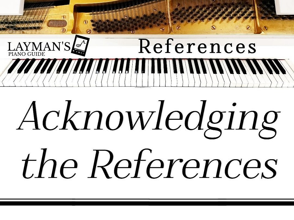 Acknowledging the References