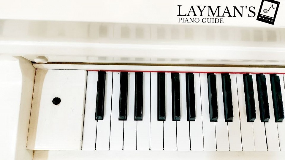 Play both white and black piano keys